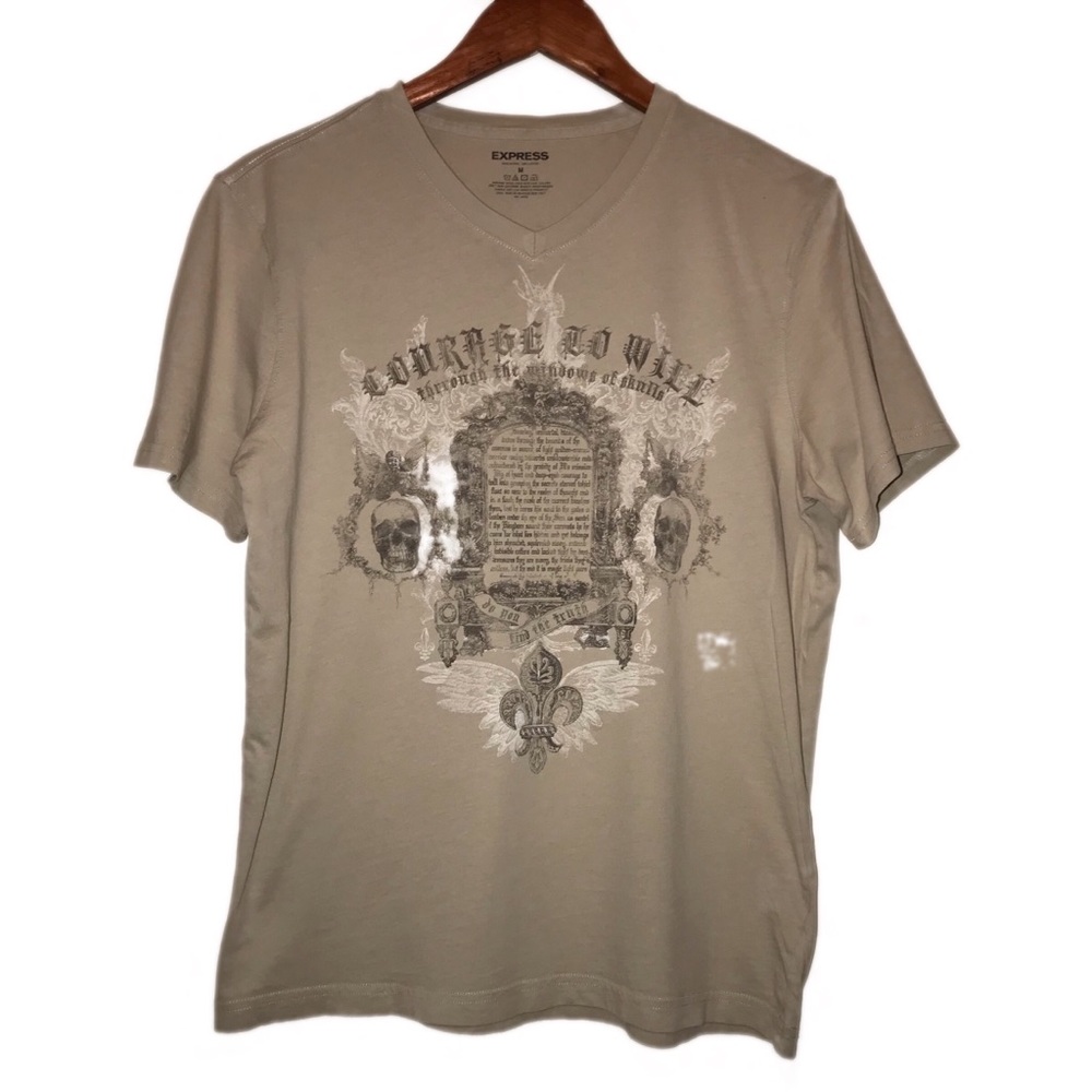 Express V neck T shirt size M